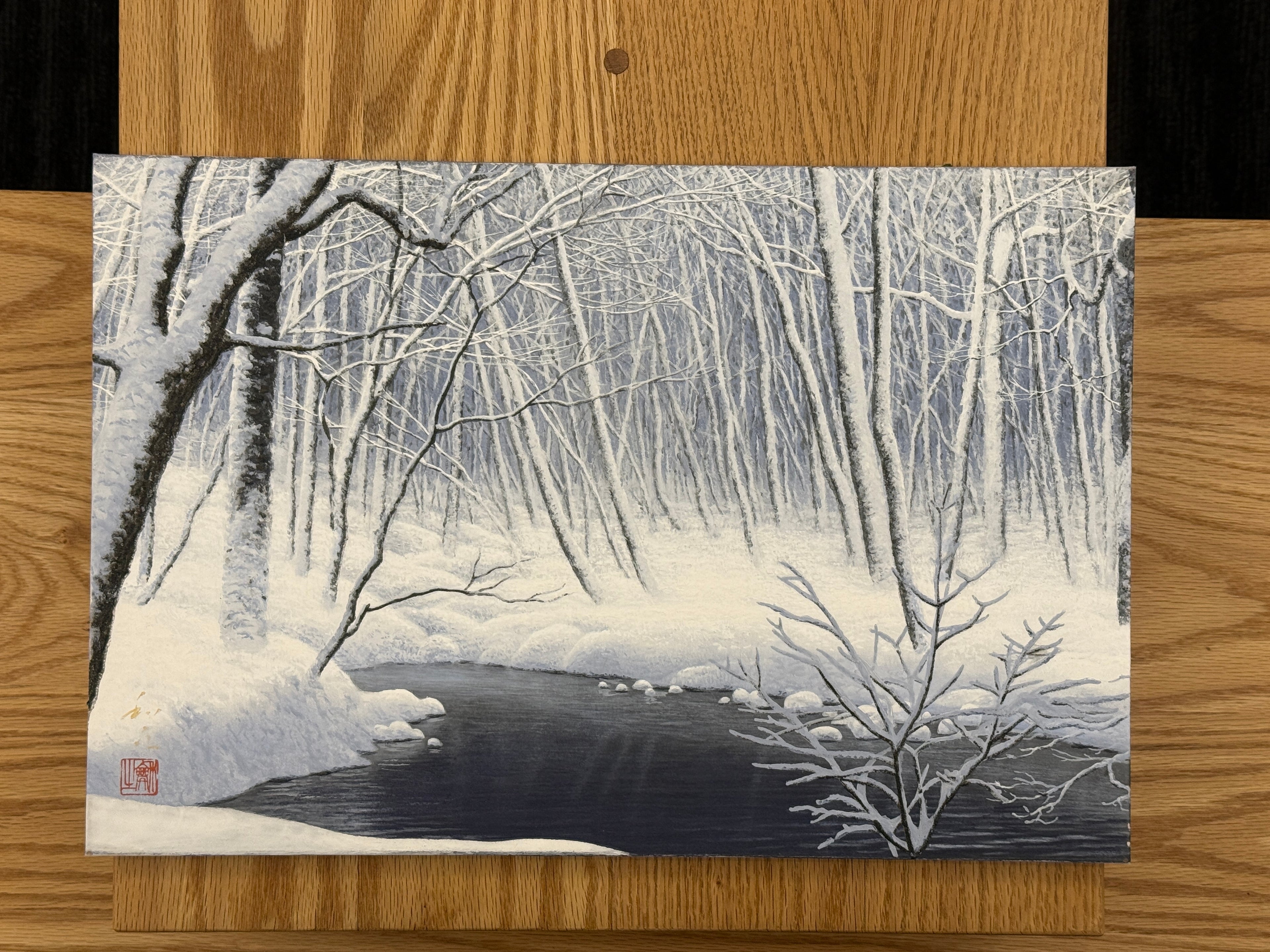 Kazuyuki Futagawa - Winter Scenery at Oirase (奥入瀬冬景)