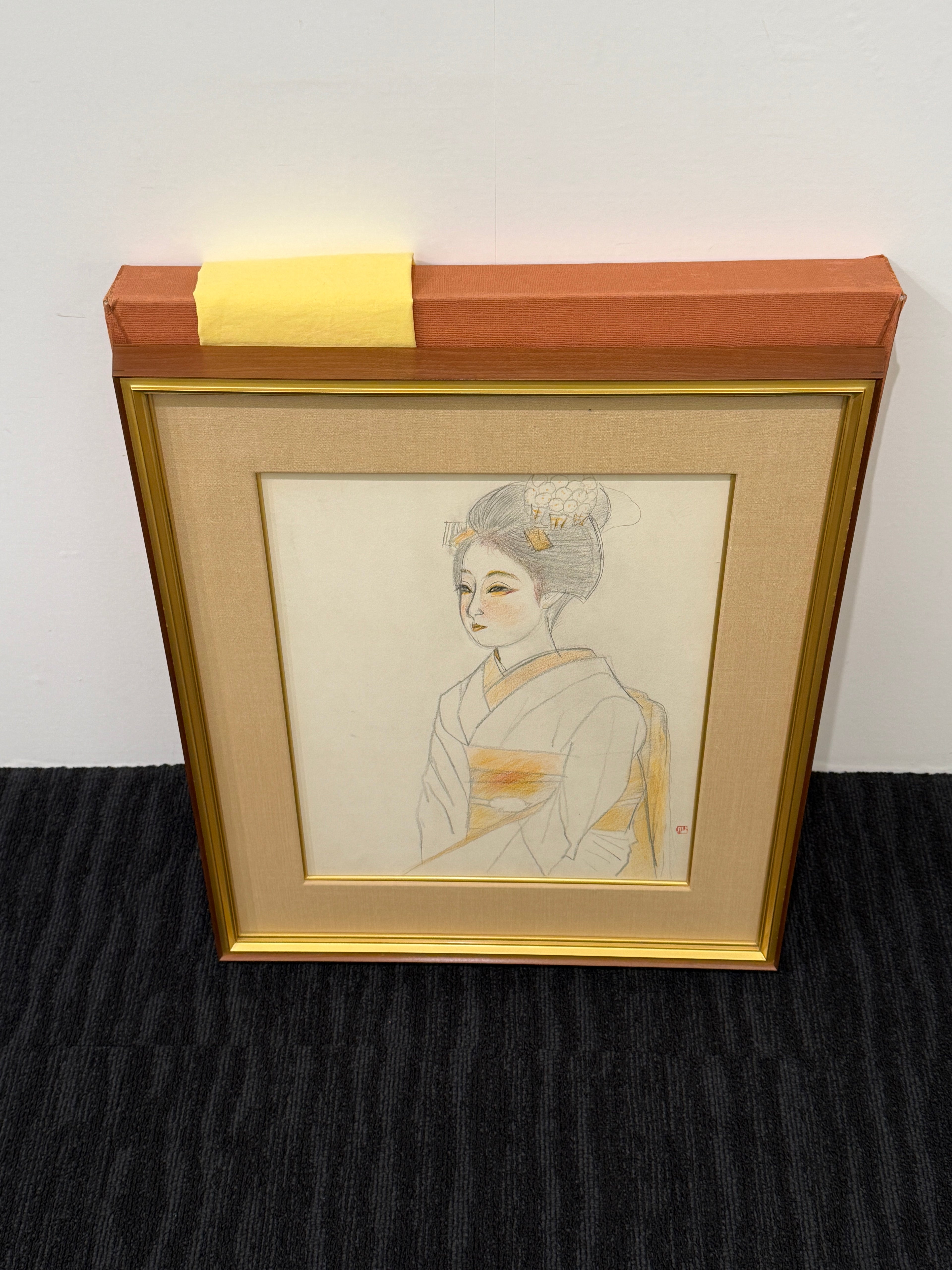 Togyu Okumura - Sketch of a Maiko (舞妓素描)
