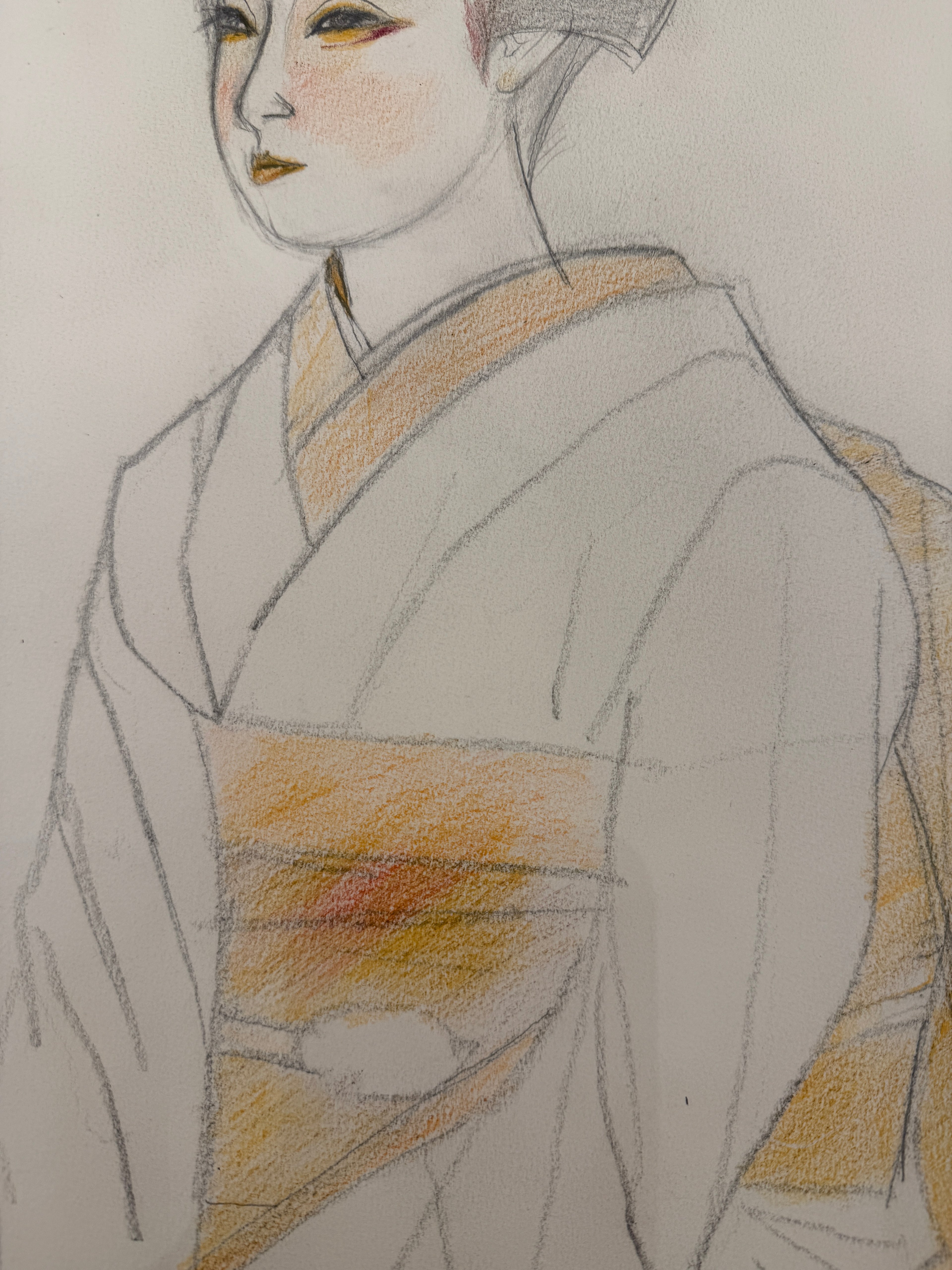 Togyu Okumura - Sketch of a Maiko (舞妓素描)