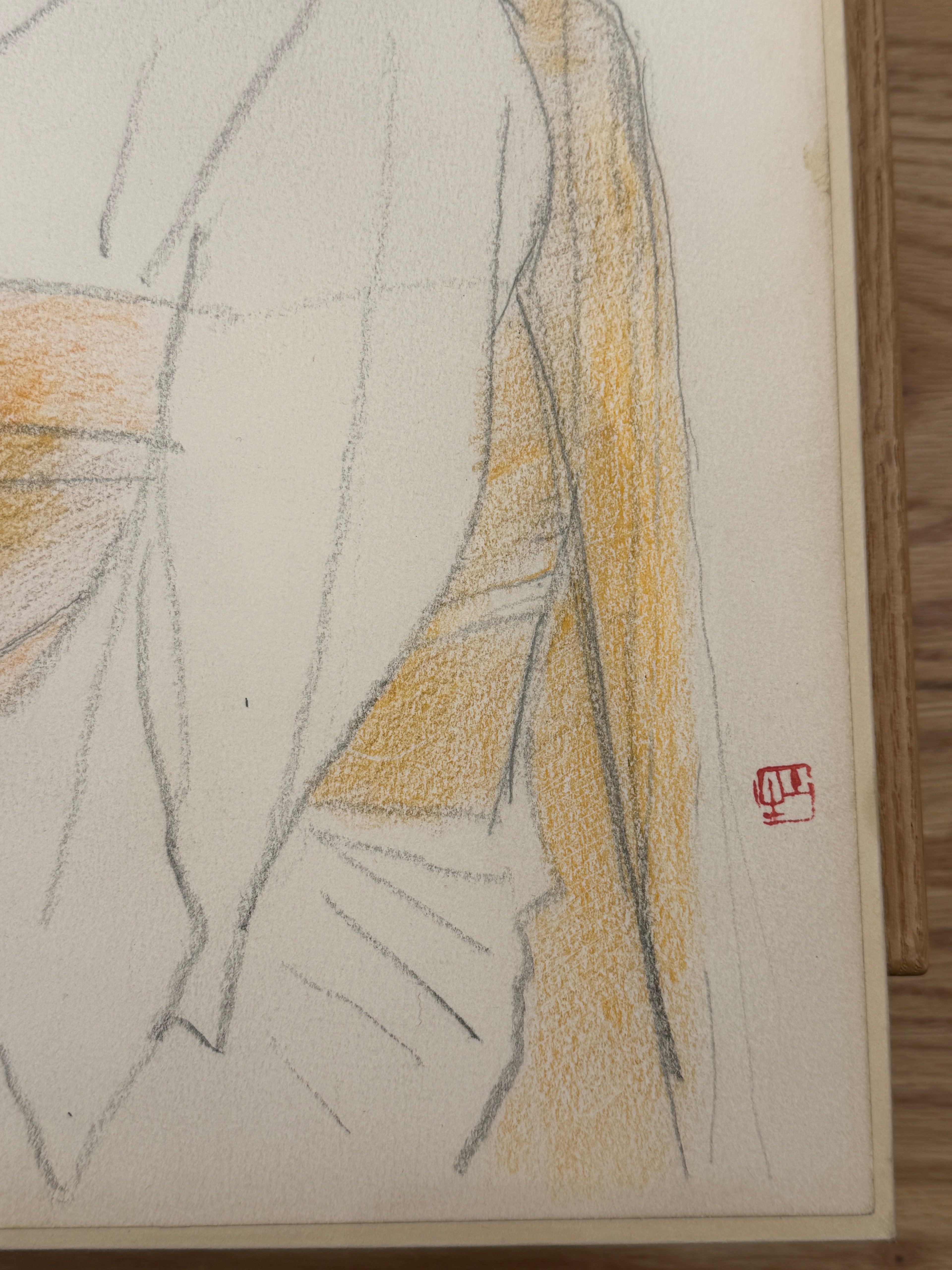Togyu Okumura - Sketch of a Maiko (舞妓素描)