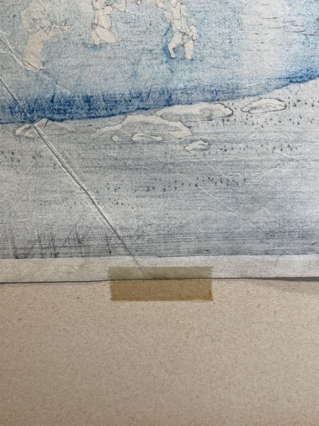 Hiroshige Utagawa - Okitsu: The Okitsu River and Satta Pass (五十三次名所図会 十八 興津 おきつ川さつたの峠)
