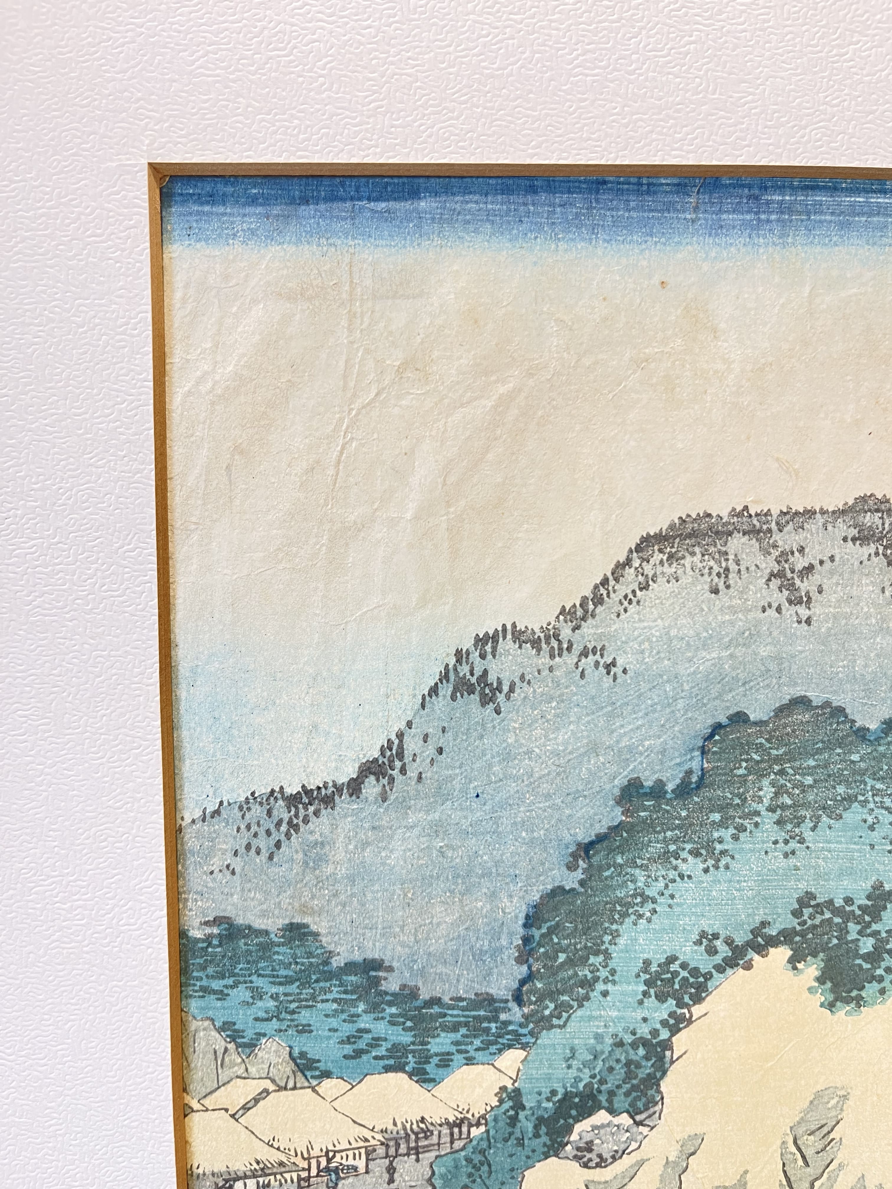 Hiroshige Utagawa - Okitsu: The Okitsu River and Satta Pass (五十三次名所図会 十八 興津 おきつ川さつたの峠)