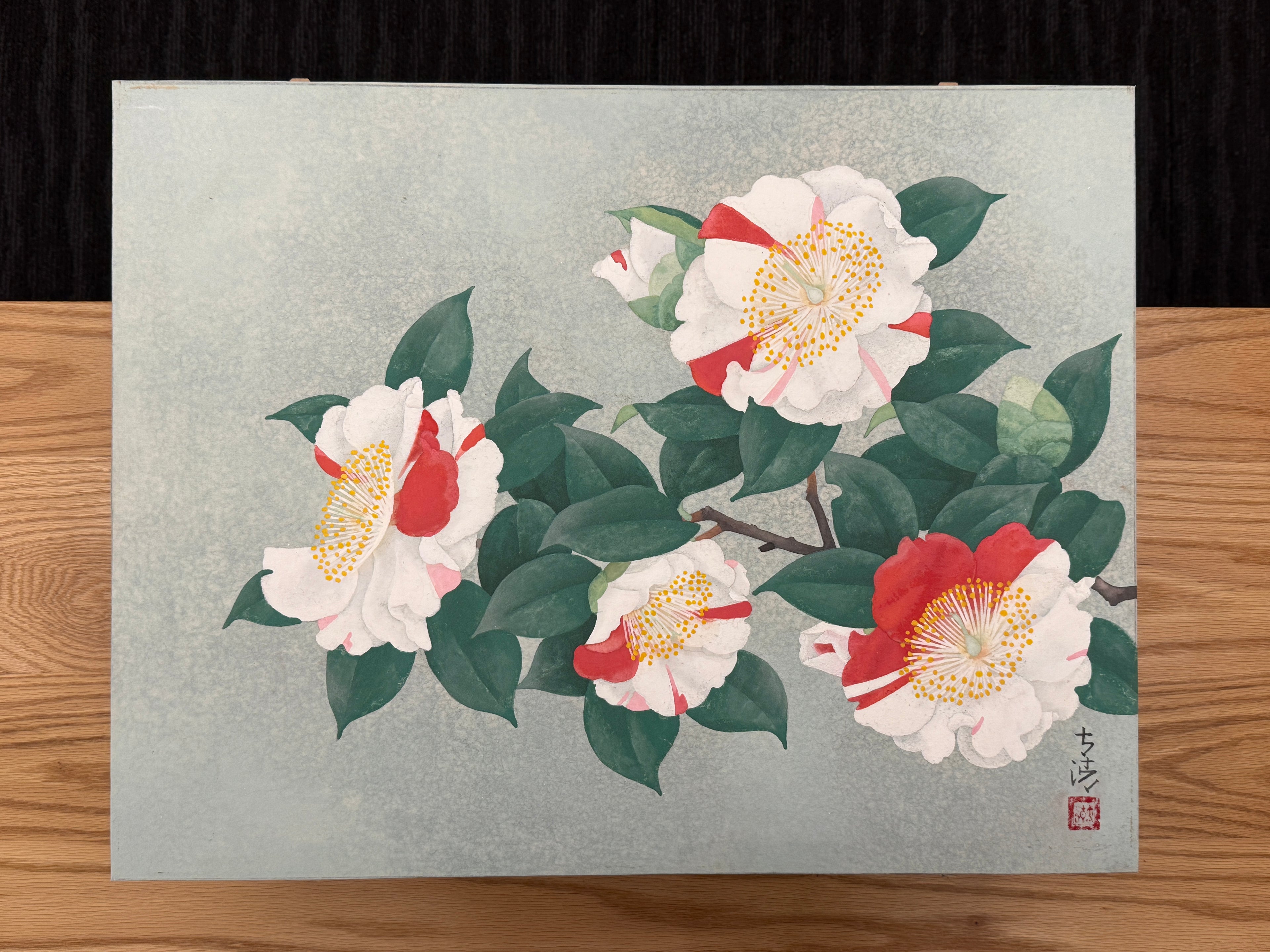 Taisei Sato - Higo Camellia (肥後椿)