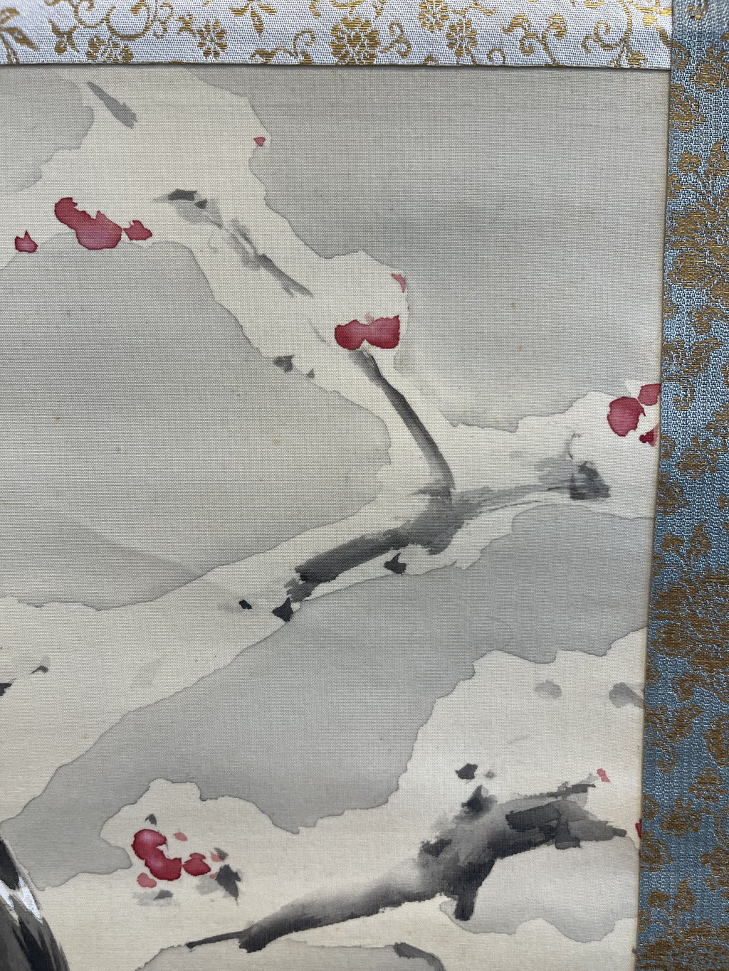 Kansetsu Hashimoto - Myna Bird in Snow (雪中哥鳥)