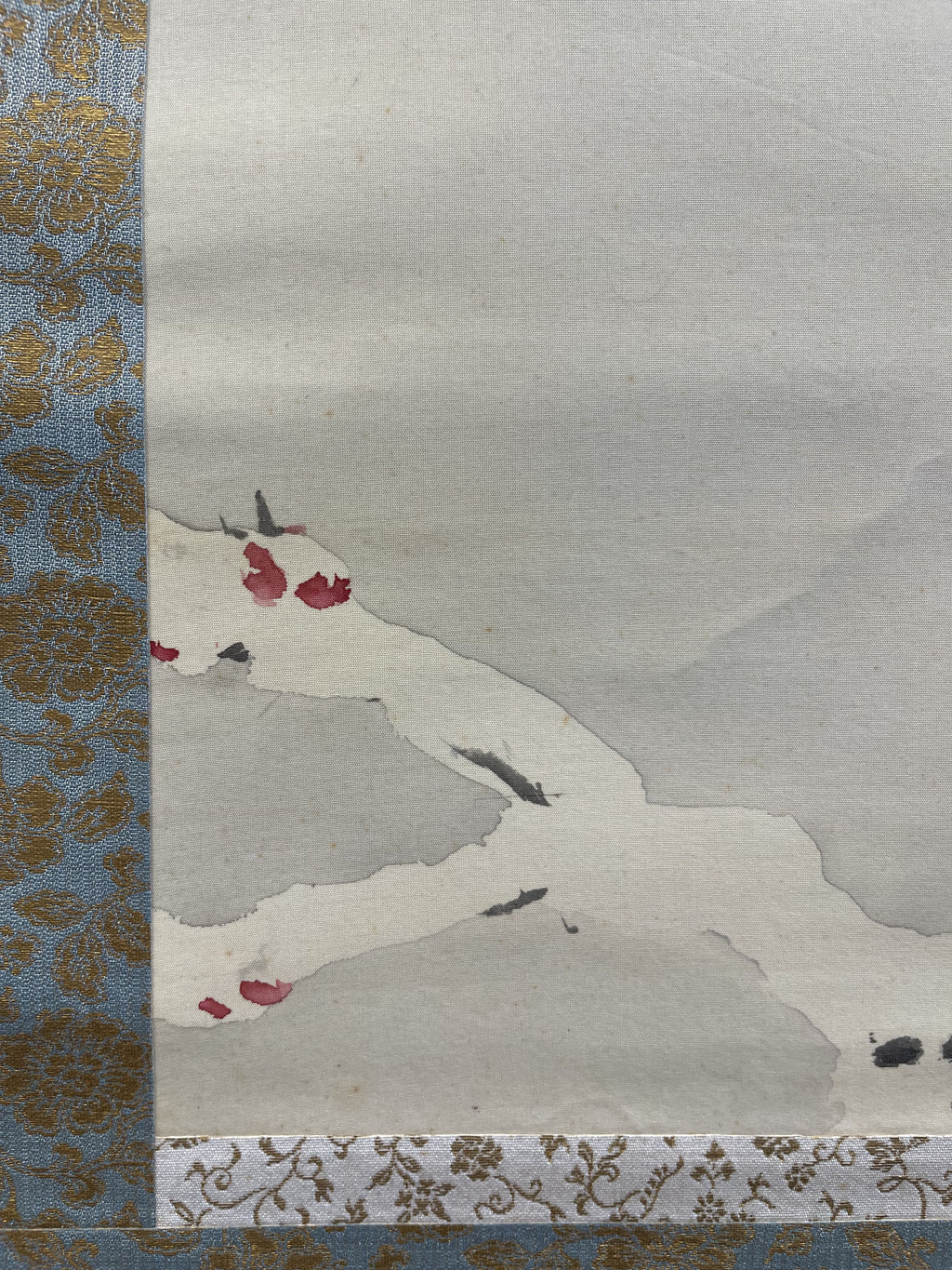 Kansetsu Hashimoto - Myna Bird in Snow (雪中哥鳥)